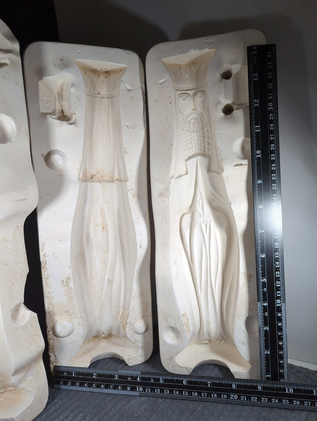 CM1417 - DM-732, DM-733, DM-734 Duncan 3 Large Wisemen Molds (3Pcs) **Rare**