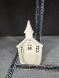 CM1267B1 -S-3563 Scioto 6" Lightable Church Votive Low fire Bisque
