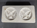 CM1297 - BC-2 GEM Butterfly Round Tile (2) Mold
