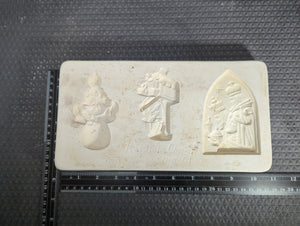 CM1339 - C1 Provincial Mold Ornaments (3) Snowman, Mailbox and Two Wisemen