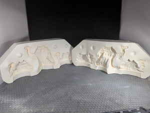 CM1227 -#500 Riverview Three Camels Mold