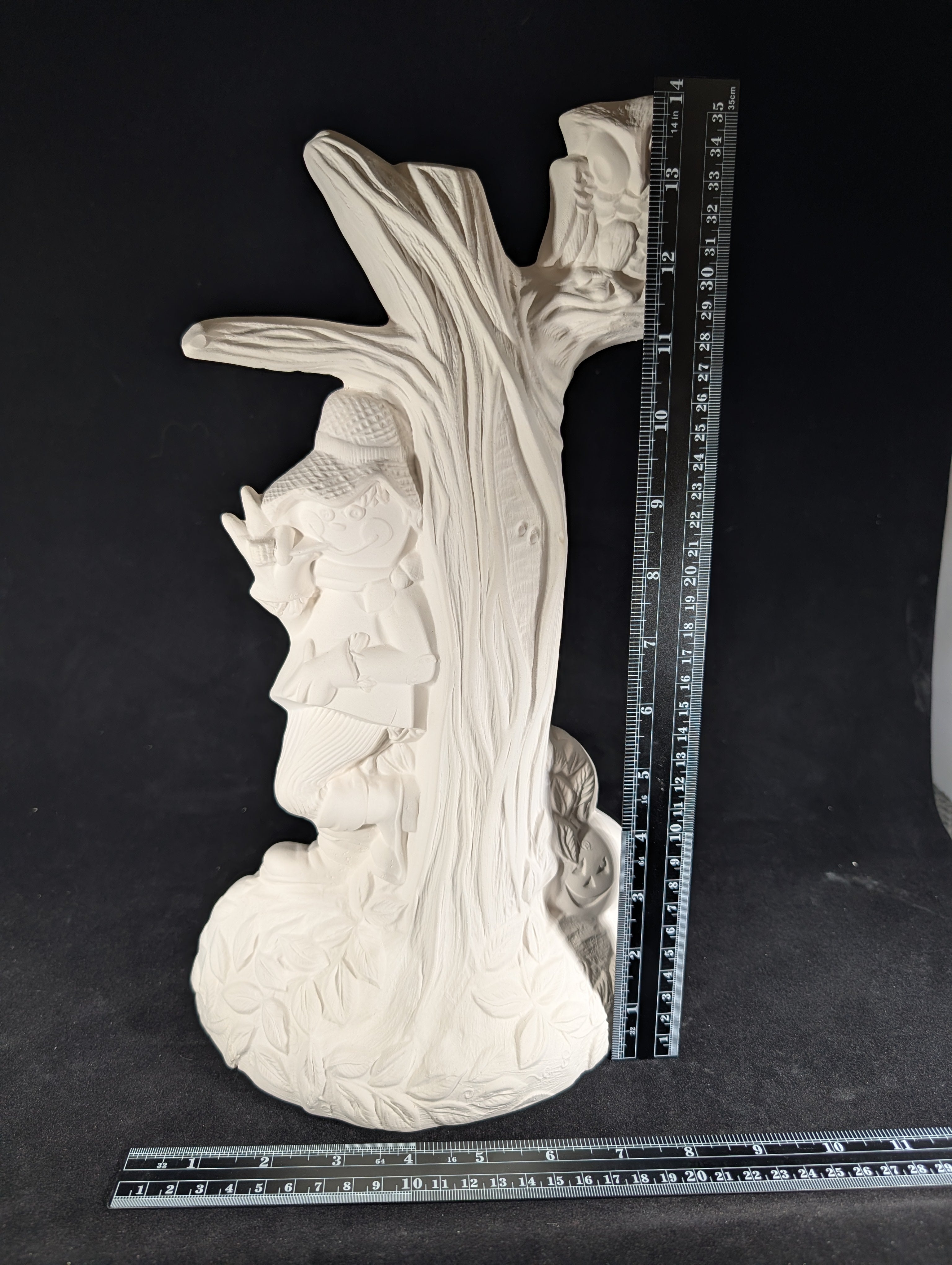 CM0144B - Cone 6 Bisque 341 Kimple Halloween Tree 14" Tall