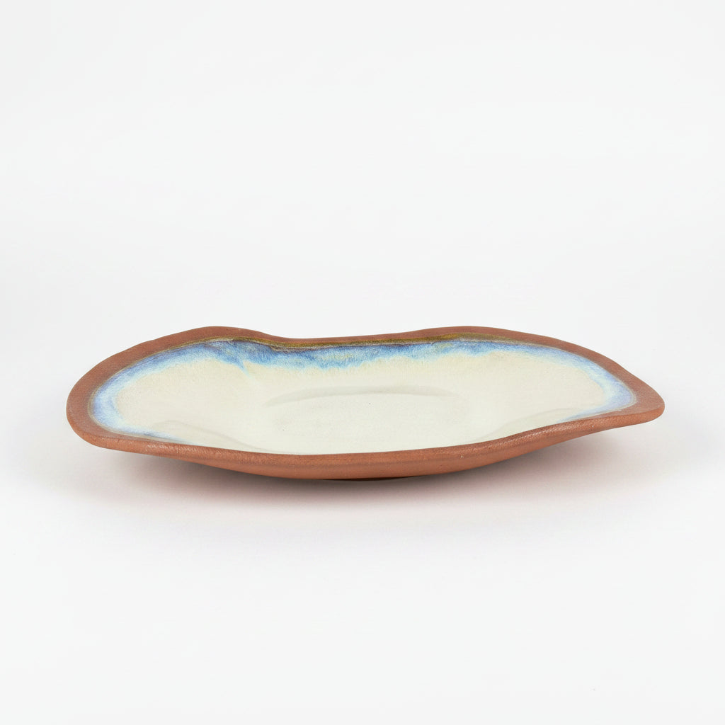 CMA0052 - Red Clay Natural Edge Platter by Lynae