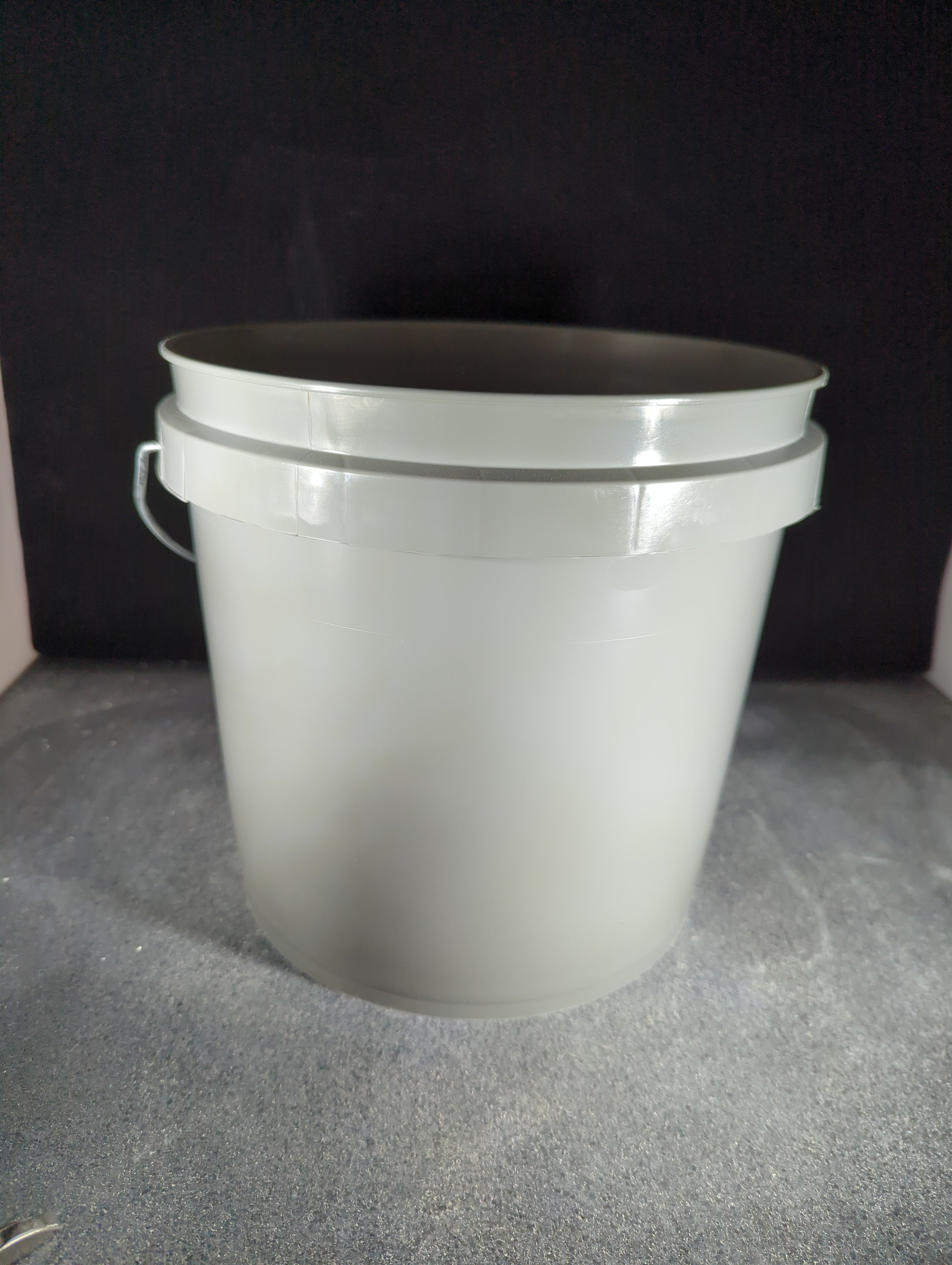CMS0006 - Gray Reusable 2 Gal Food Grade Buckets - reusable no lid