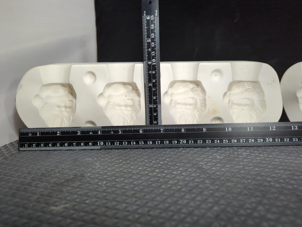 CM1323 -  593 Macky Molds Santa Napkin Holders (4) Mold