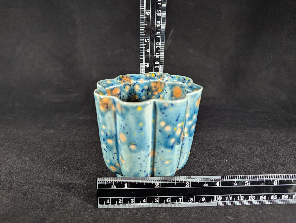 North Texas Artist Blue Planter by Hyerin, listed as new, view 4