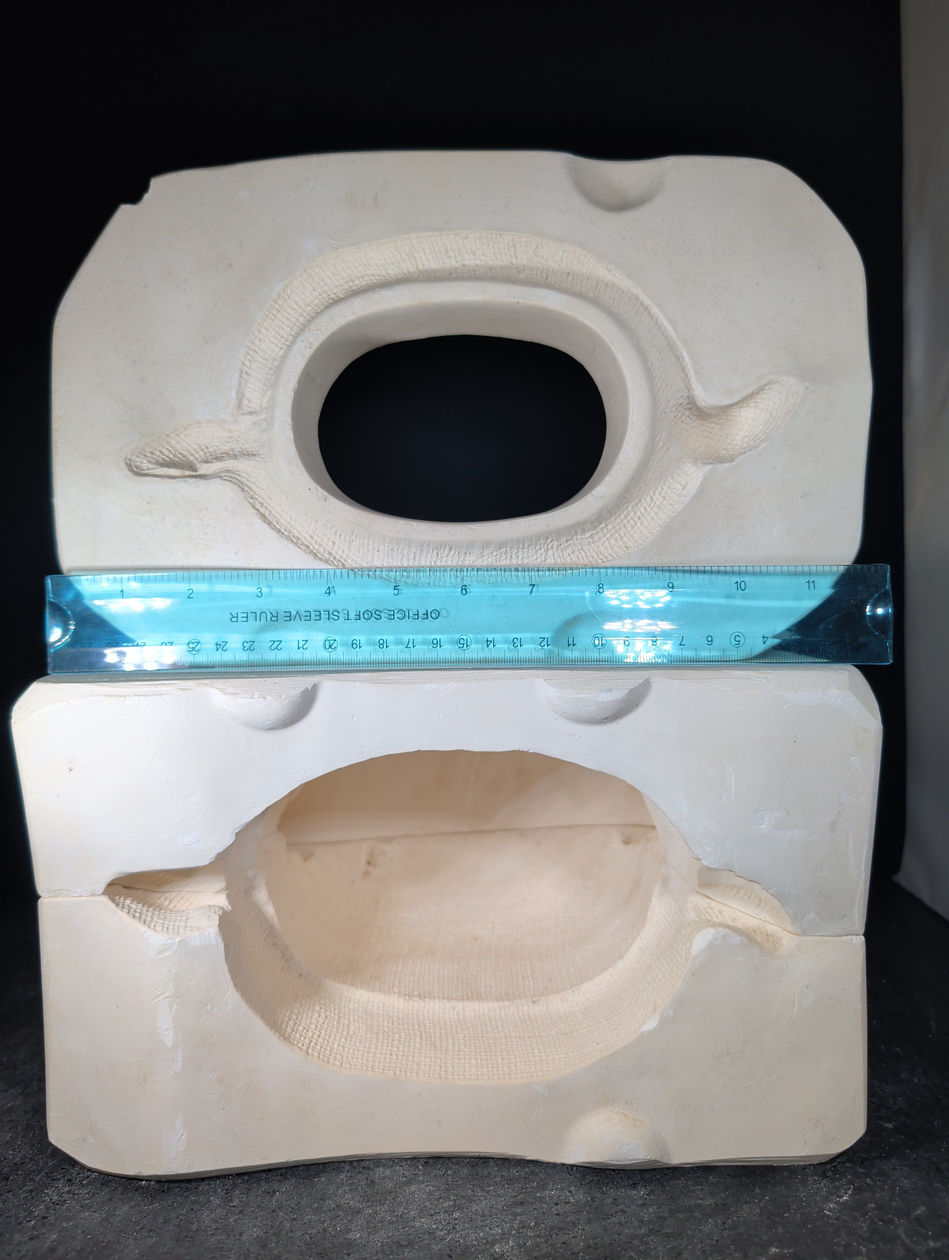 CM0024 - J1028 Clay Magic Medium Burlap Cannister #3 65" T