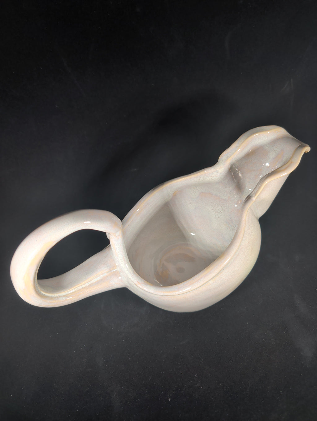 CMA0002 - Large White Saucière by Abby