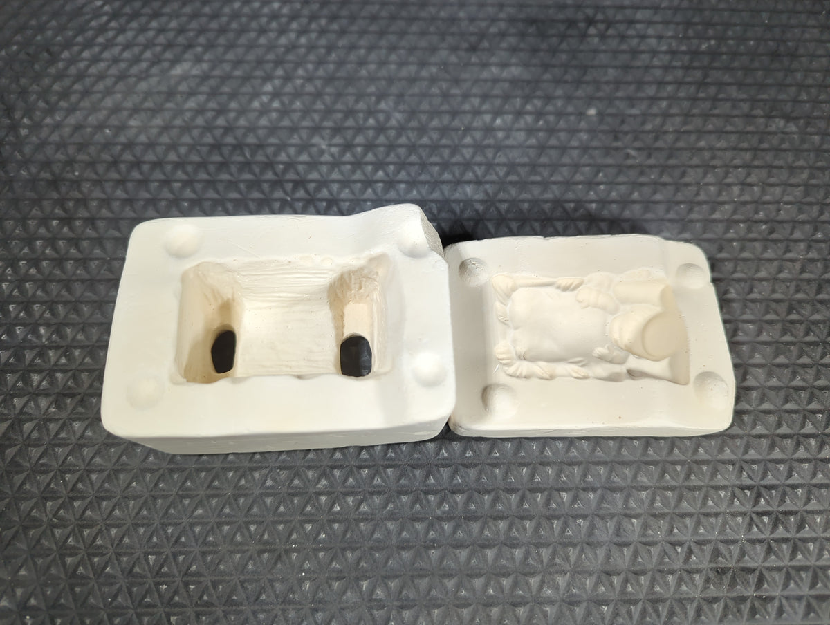CM1230 - #74-77 Child Nativity Shepherd, Mary and Joseph and Angels Molds (4Pcs)