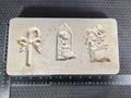 CM1341 - C6 Provincial Mold Ornaments (3) Candy Cane, Girl, Snowman
