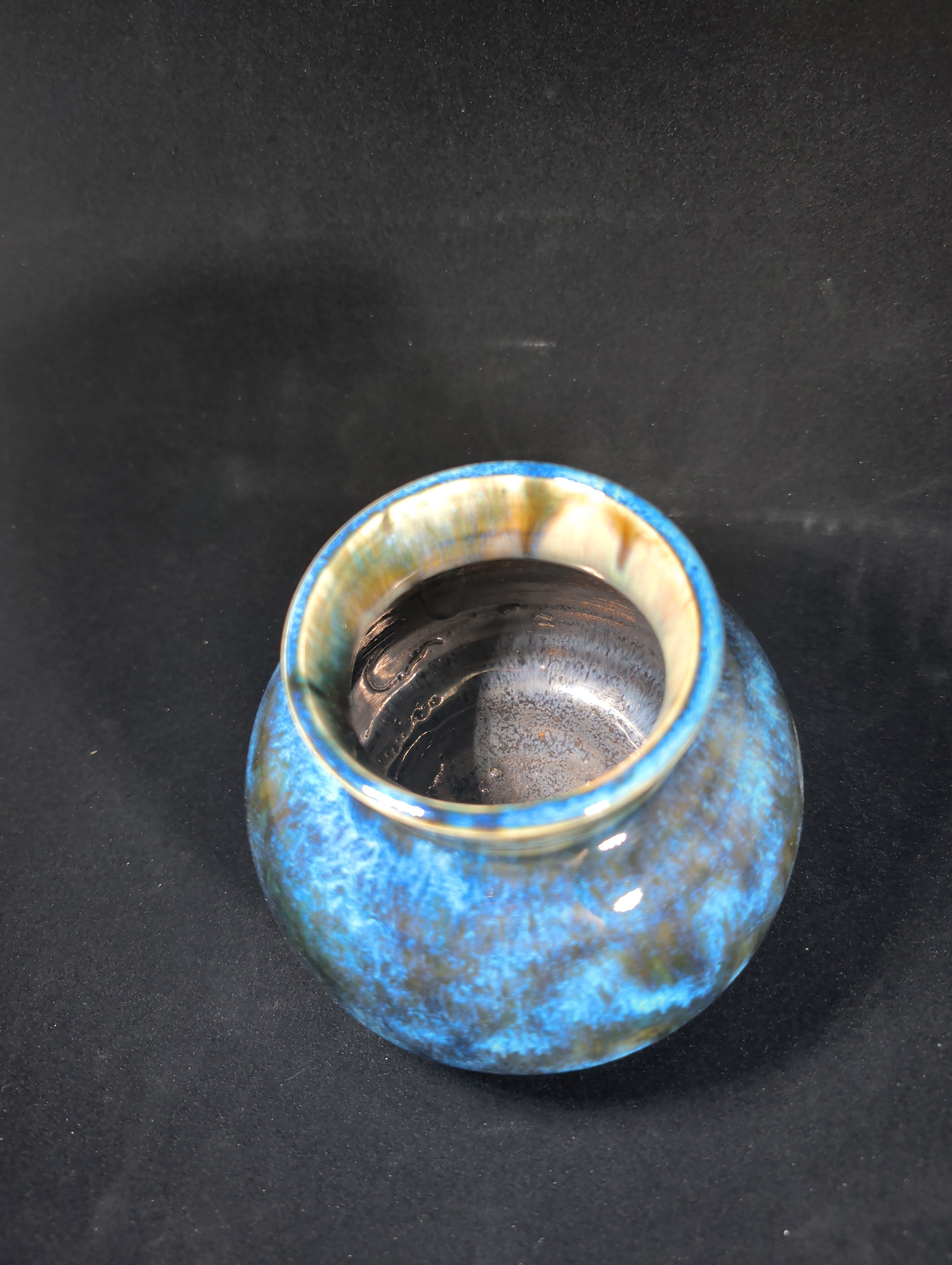 CMA0011 - Blue Aura Vase by Abby