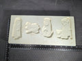 CM1351 - 479 SK Potteries Ornament (4) Open Pour Nativity Mold