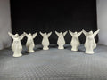 CM1489B - 3.5" T Angel Ornament Bisque Low Fire Group F