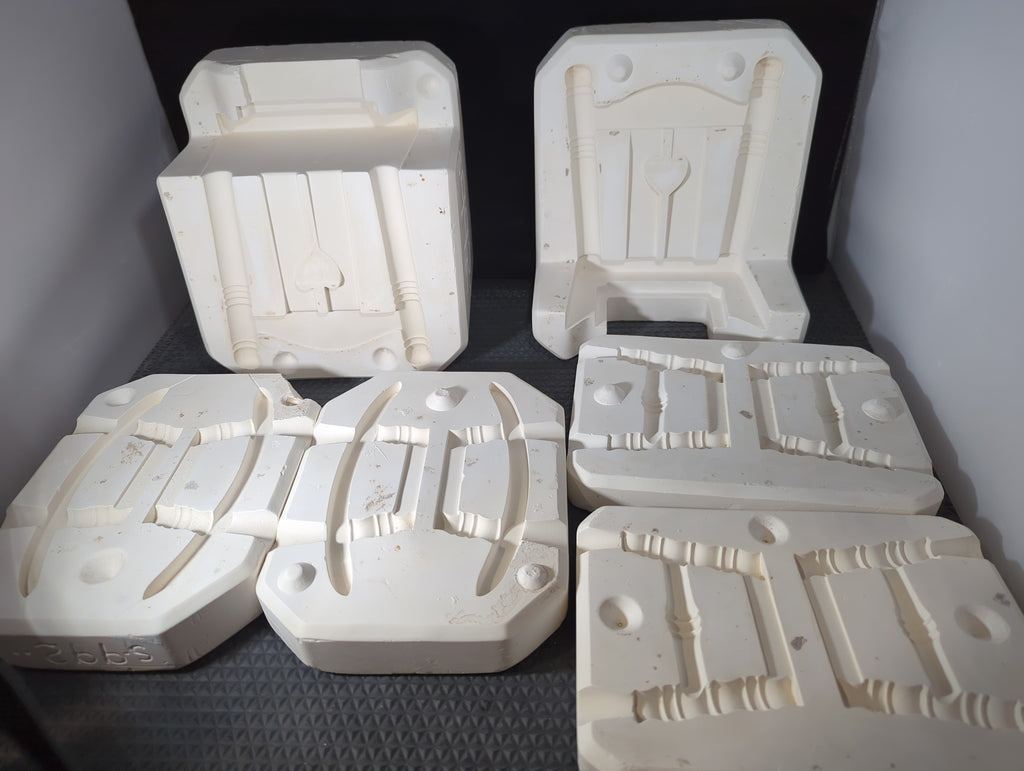 CM1330 - S-992 & S-994 Scioto 8.5" Rocking or Straight Chair (3Pcs) Mold