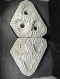 D-302 Dona's Molds Valentines Ornaments plaster casting mold, listed as used, good condition