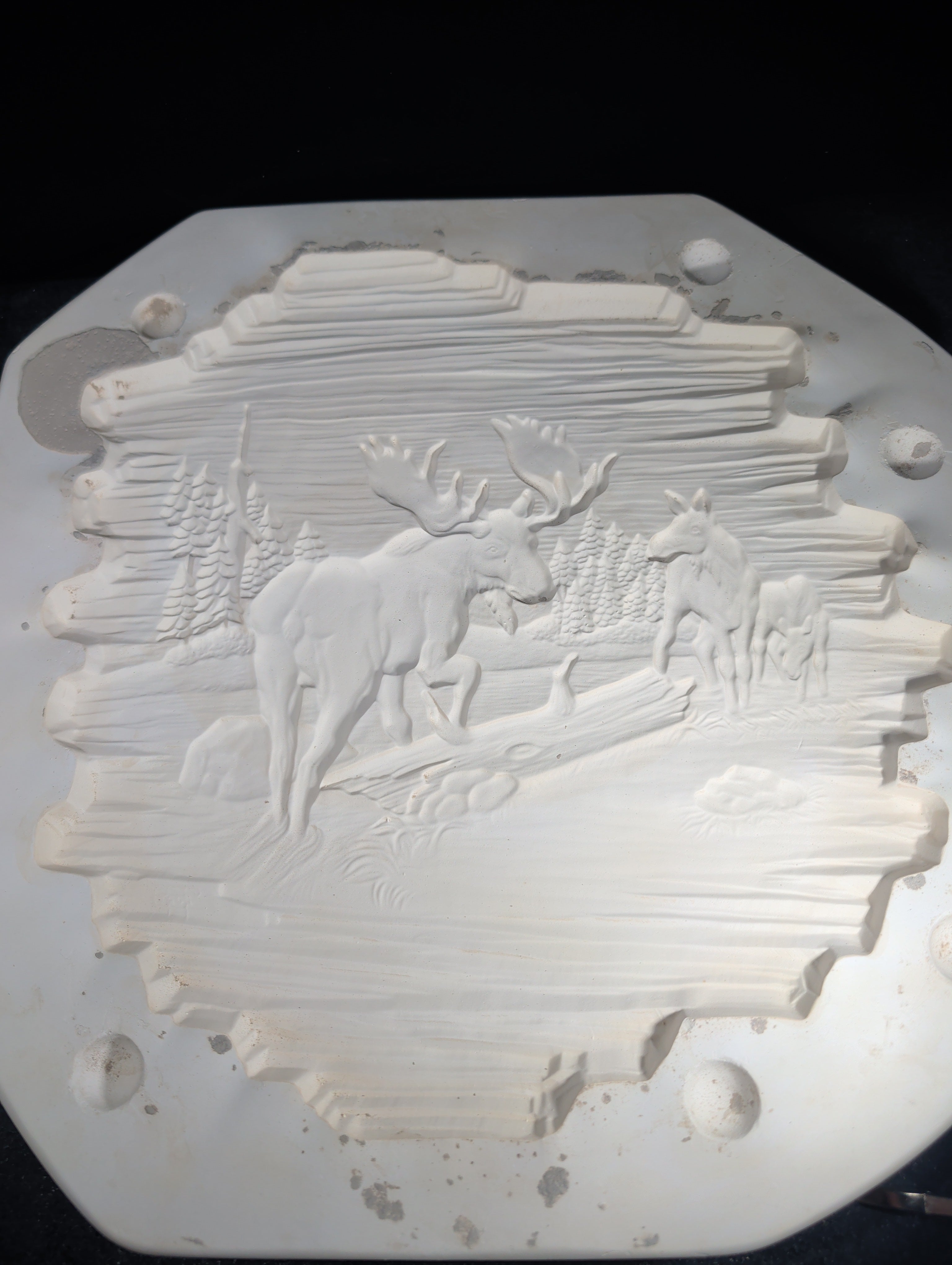 CM0129 - 5204 Macky Moose Wildlife Plaque