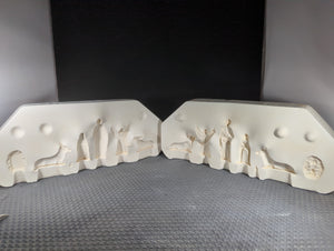 CM1228 -#501 & #502 Riverview Small Complete Nativity (2Pcs) Mold
